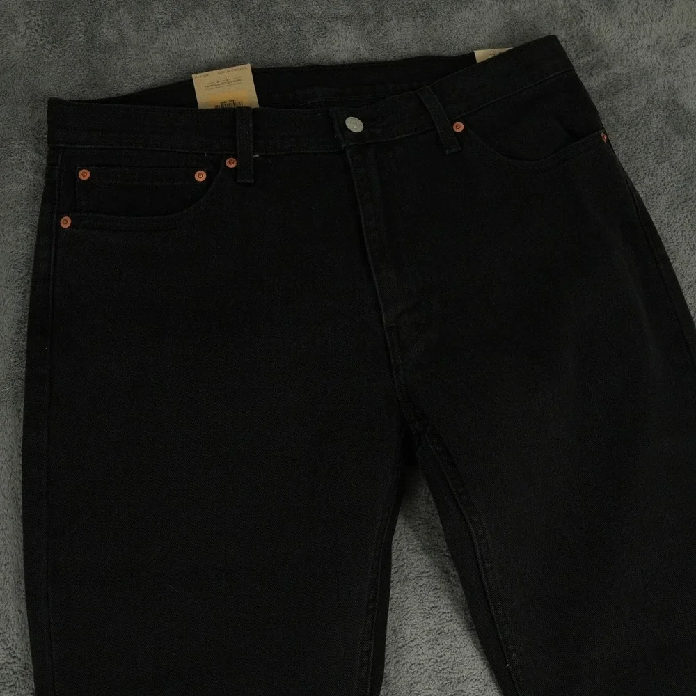 Levi's 511 Jeans Mens 36x30 Black Slim Fit Stretch Denim Classic Casual Grunge